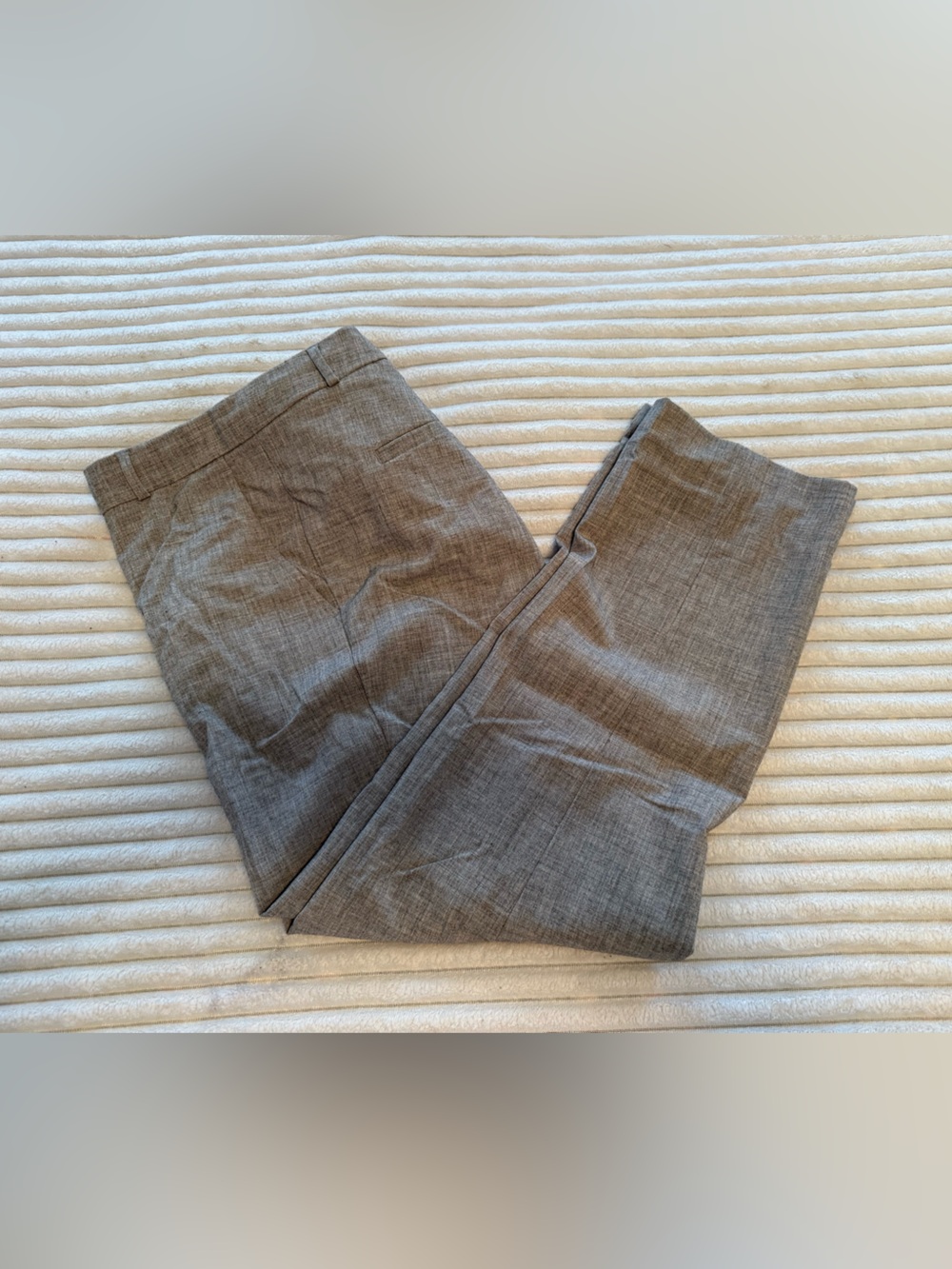 Banana Republic Womens Light Gray Dress Pants - Ryan curvy fit